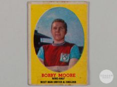 Bobby Moore 1962 rookie trade card, Bazooka