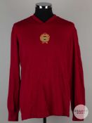 Maroon No.16 Hungary long-sleeved shirt, 1960s