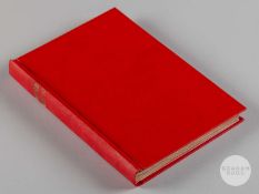 Bound volume of Manchester United match programmes, 1956-57.