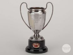 White-metal miniature European Cup inscribed European Champions Clubs Cup