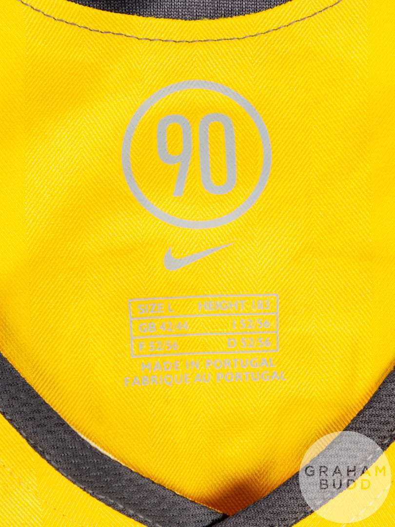 Robin Van Persie yellow No.11 Arsenal short sleeved shirt 2006-07. - Image 4 of 4