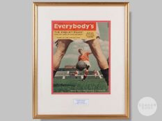 Everybody's Magazine August 1957 featuring Duncan Edwards on the cover
