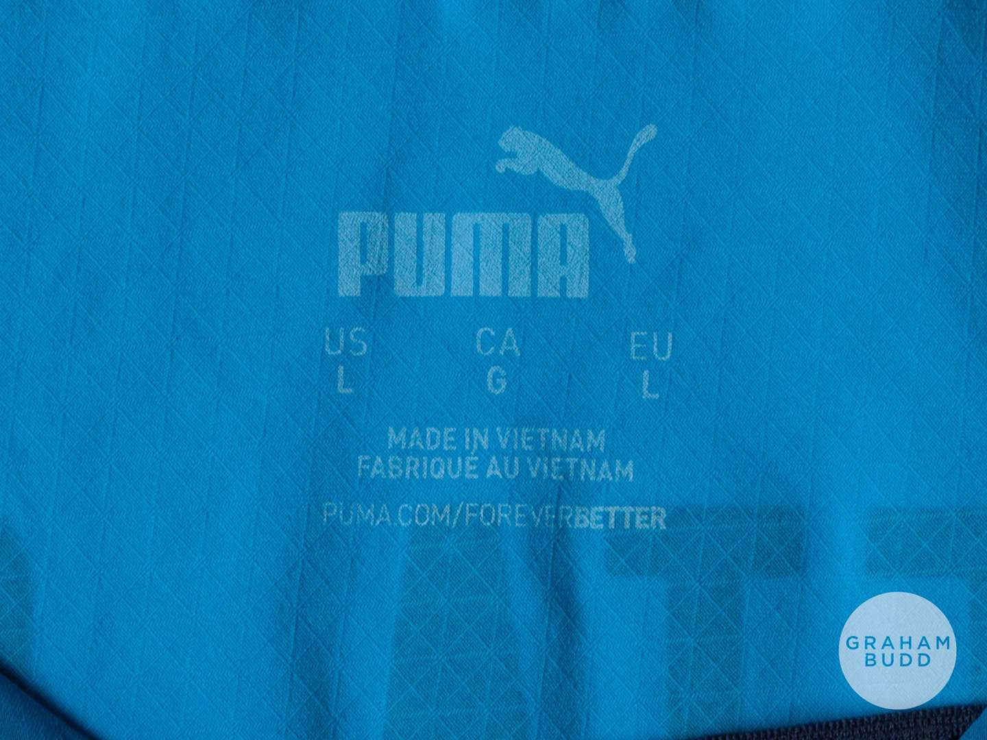 Duje Caleta-Car blue No.15 Olympique Marseille short-sleeved shirt, 2022-23 - Image 4 of 4