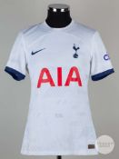 Yves Bissouma white No.8 Tottenham Hotspur short-sleeved shirt, 2023-24
