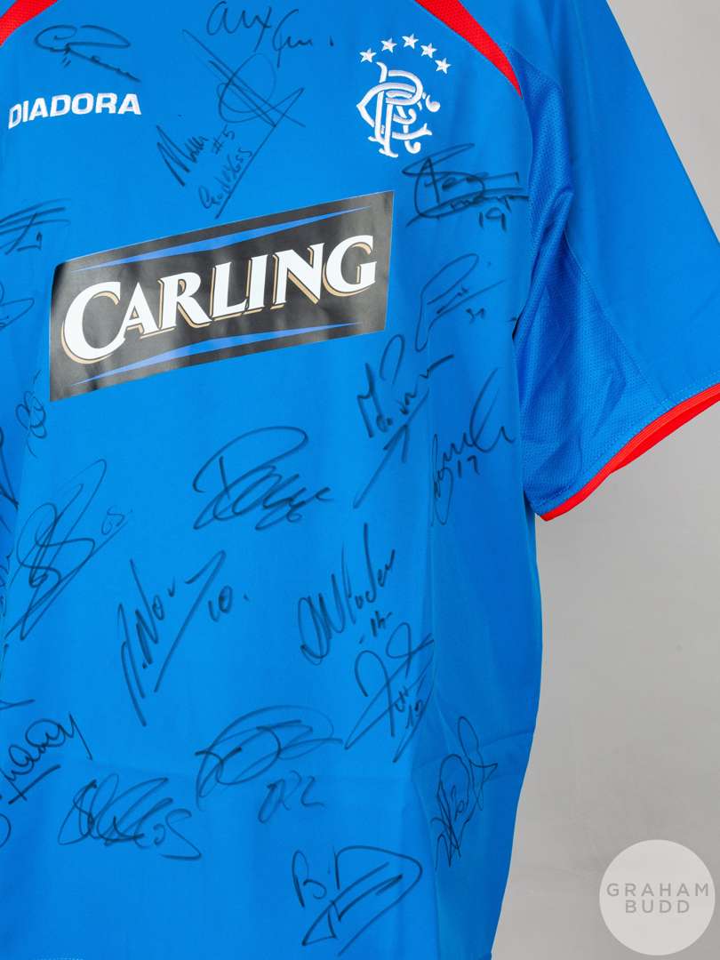 Blue Glasgow Rangers short sleeved replica shirt 2003/05. - Image 3 of 6