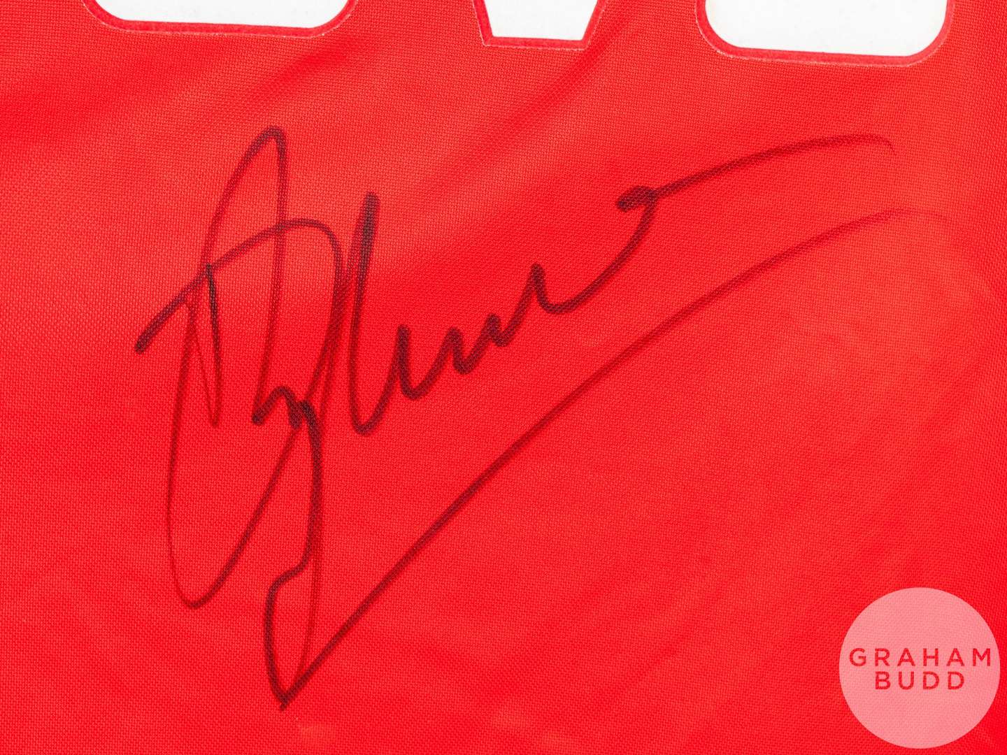 Denis Bergkamp red and white No.10 Arsenal long sleeved shirt 1998/99. - Image 4 of 6