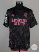 Toni Kroos black and pink Real Madrid short-sleeved shirt, Adidas