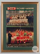 Real Madrid v. Manchester United poster from the Spanish magazine Nuevo Diario from 1968.
