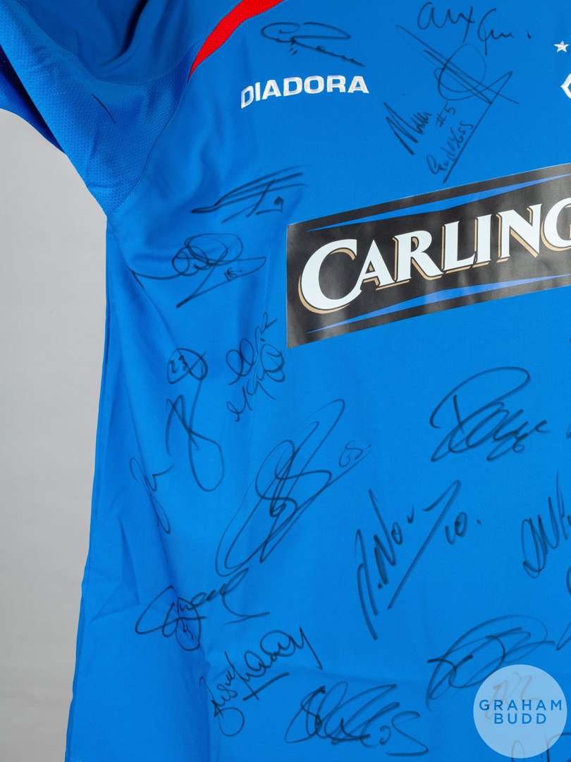 Blue Glasgow Rangers short sleeved replica shirt 2003/05. - Image 4 of 6