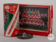 Manchester United jigsaw by Whitman, 1975, complete with 224 pieces