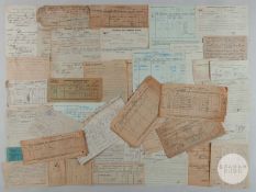 Collection of 45 working documents from the Lancashire & Yorkshire Railways, Manchester