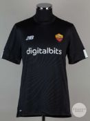 Rui Patricio black No.1 Roma short-sleeved shirt, 2022-23