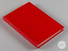 Bound volume of Manchester home & away match programmes, 1955.