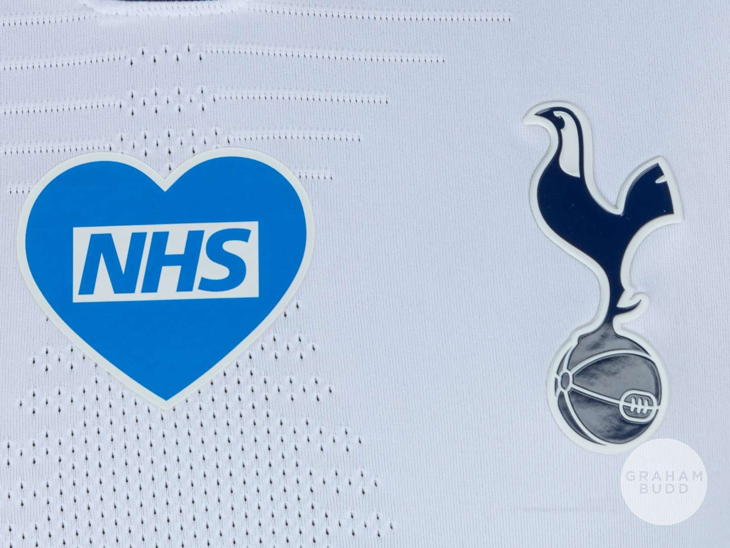 Lucas Moura white and blue No.27 Tottenham Hotspur short-sleeved shirt, 2019-20 - Image 3 of 5