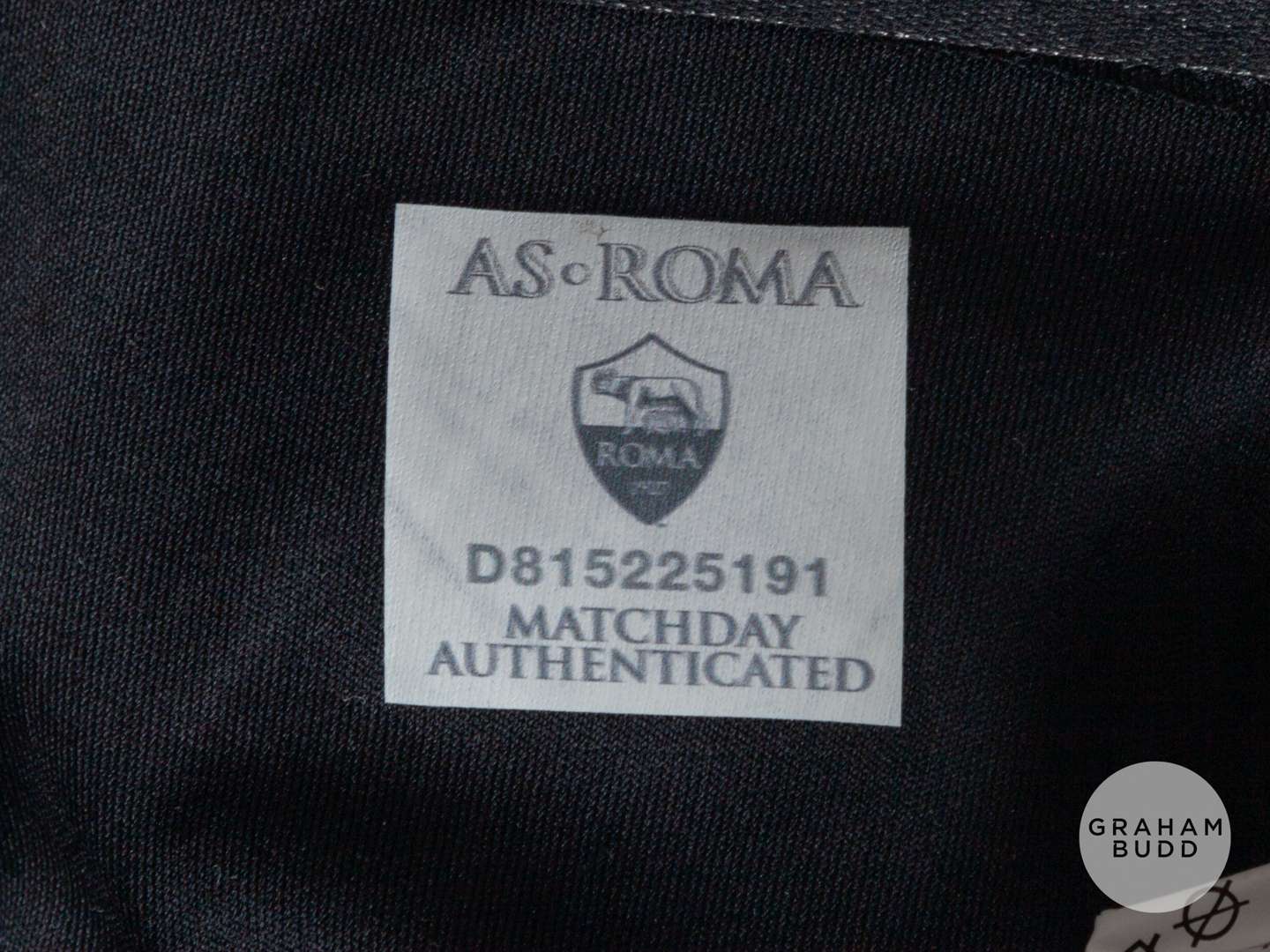 Rui Patricio black No.1 Roma short-sleeved shirt, 2022-23 - Image 6 of 6