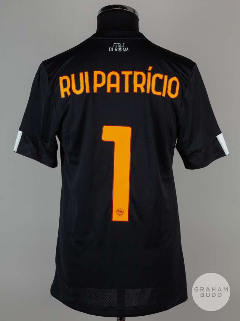 Rui Patricio black No.1 Roma short-sleeved shirt, 2022-23 - Image 2 of 6