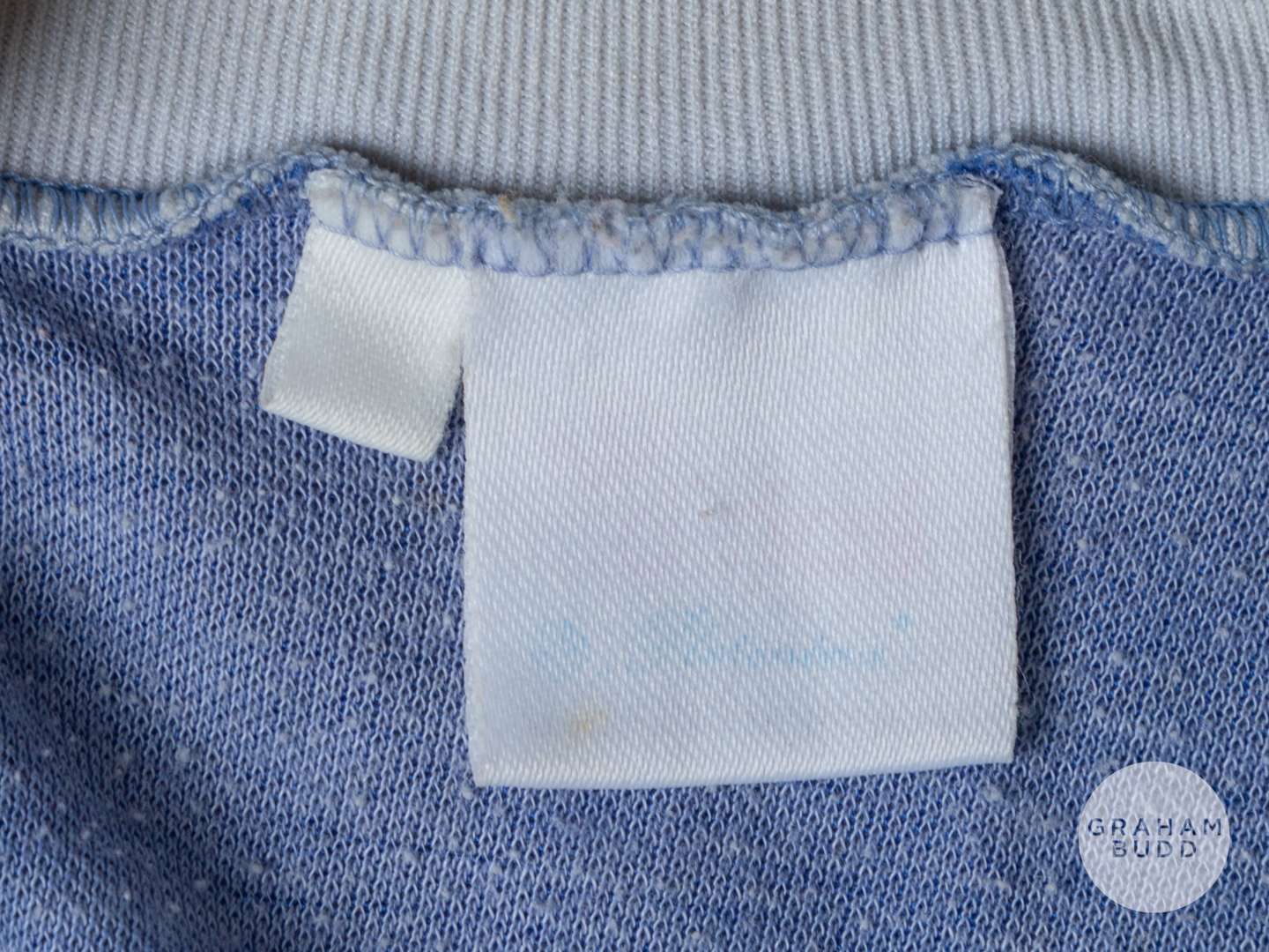 Blue and white No.11 Yugoslavia short-sleeved shirt, 1970s - Image 4 of 4