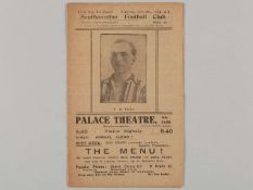 Southampton v. Liverpool F.A.Cup 3rd Round match programme, 23rd February 1924.