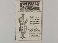 Liverpool v. Newcastle United combined match programme, 1923.