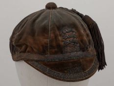 Blue England v. Scotland Schoolboy cap, 1929