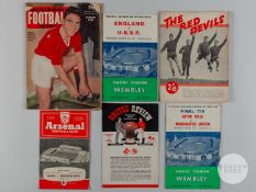 Charles Buchans March 1958 Duncan Edwards on the cover, some paper loss