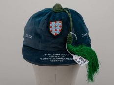 Ben Marshall blue England v. Greece and Turkey Under 16 cap, 1995-96