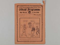 Tottenham Hotspur v. Liverpool match programme, 24th October 1925.