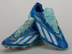 Achraf Hakimi a pair of blue Adidas Crazyligth match worn football boots.