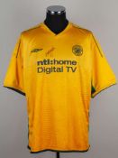 Bobo Balde yellow and green No.6 Celtic short-sleeved shirt, 2003