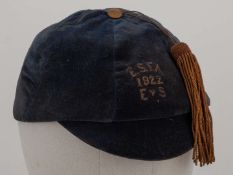 Blue England v. Scotland Schoolboy cap, 1922