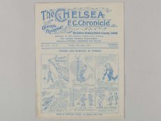 Chelsea v. Liverpool home match programme, 18th April 1924.