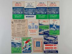 A run of F.A.Cup Final programmes.