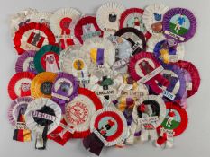 A collection of rosettes from 1965-1966