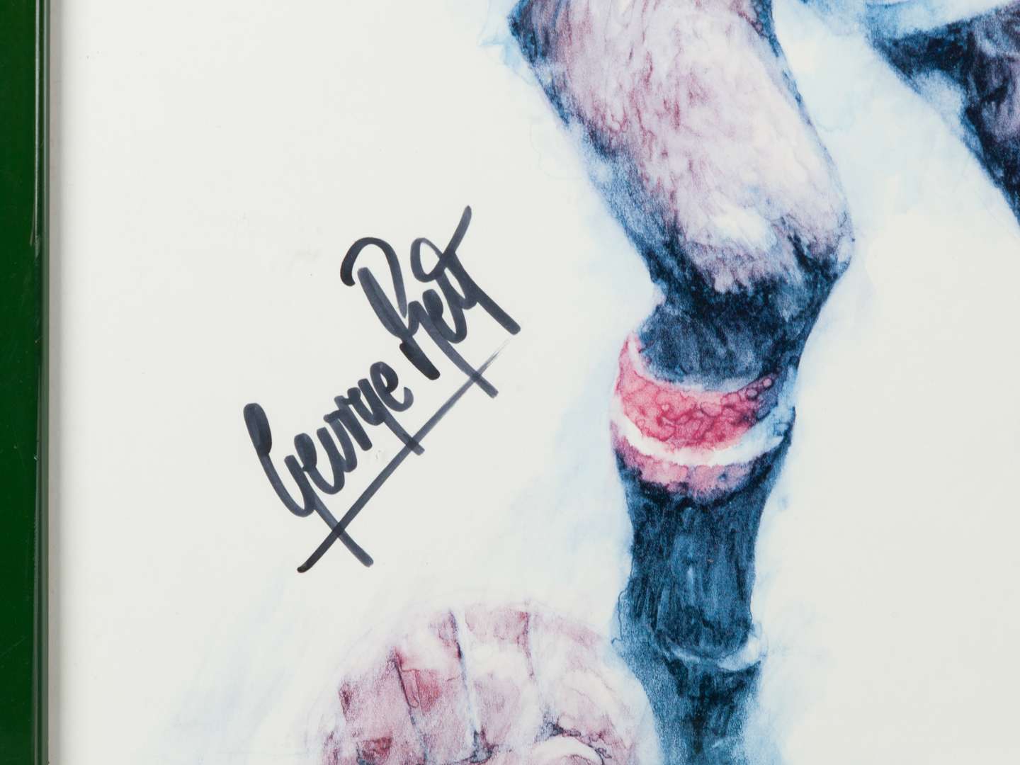 George Best autographed Testimonial poster at Windsor Park, 8th August 1988. - Image 2 of 2