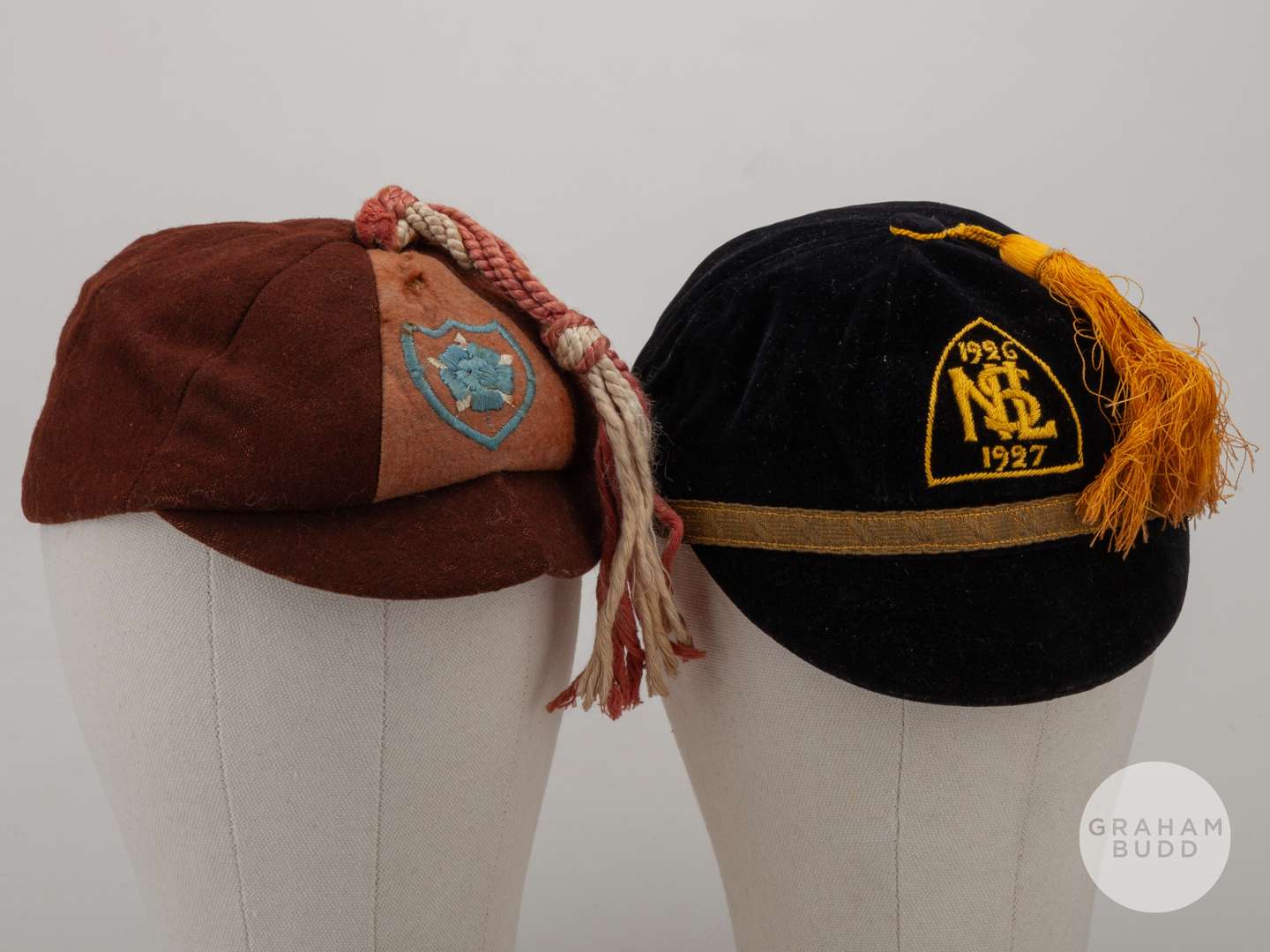 Two rugby caps,&nbsp;
