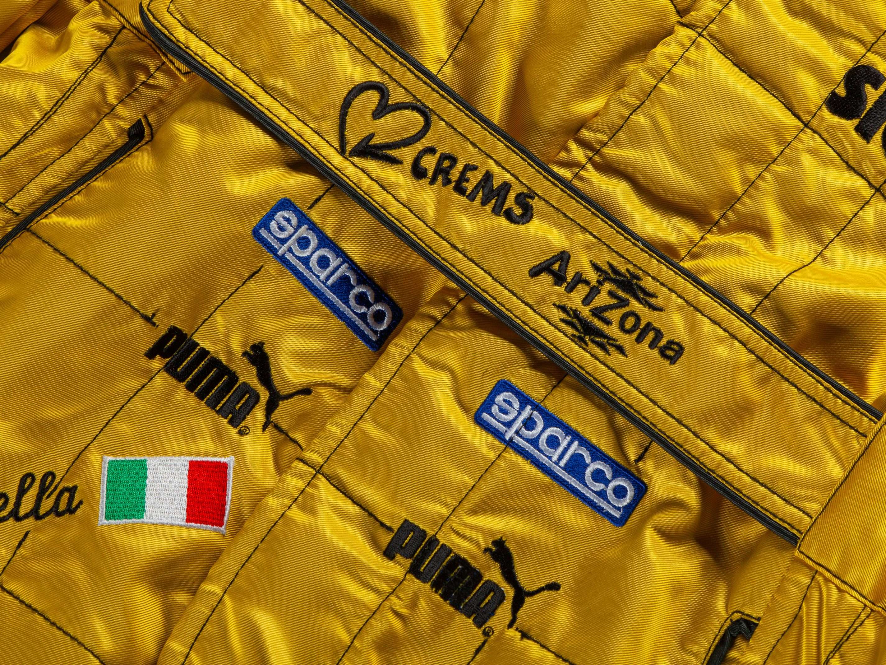 Giancarlo Fisichella B & H Jordon race suit, by Sparco - Image 3 of 6