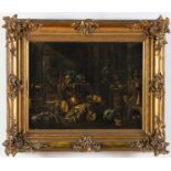 Gian Domenico Valentino (Roma 1639 - Imola 1715), attribuito a, “Natura morta”. Olio su tela, H