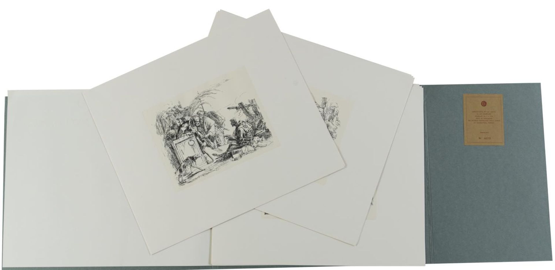 Giambattista Tiepolo (Venezia 1696 - Madrid 1770), “Varj Capricci Inventati ed Incisi dal celebre - Bild 2 aus 14