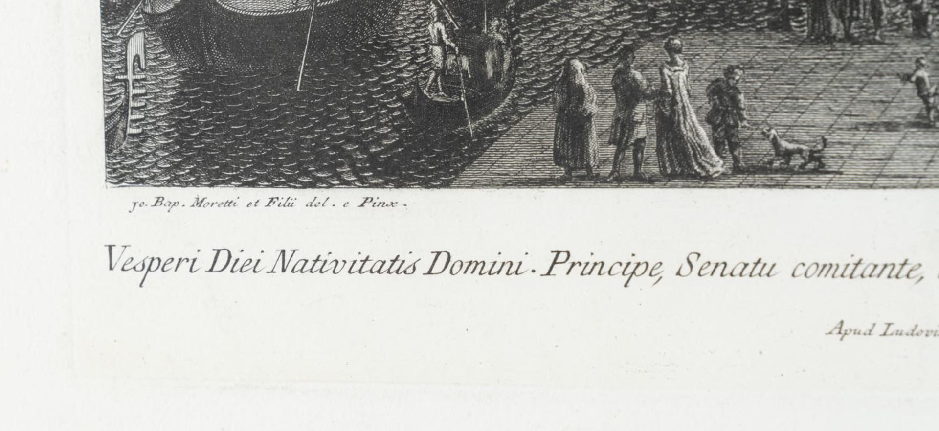 Giambattista Brustolon (Dont 1718 - Venezia 1796), “Vesperi Diei Nativitatis Domini (Festa - Bild 4 aus 7