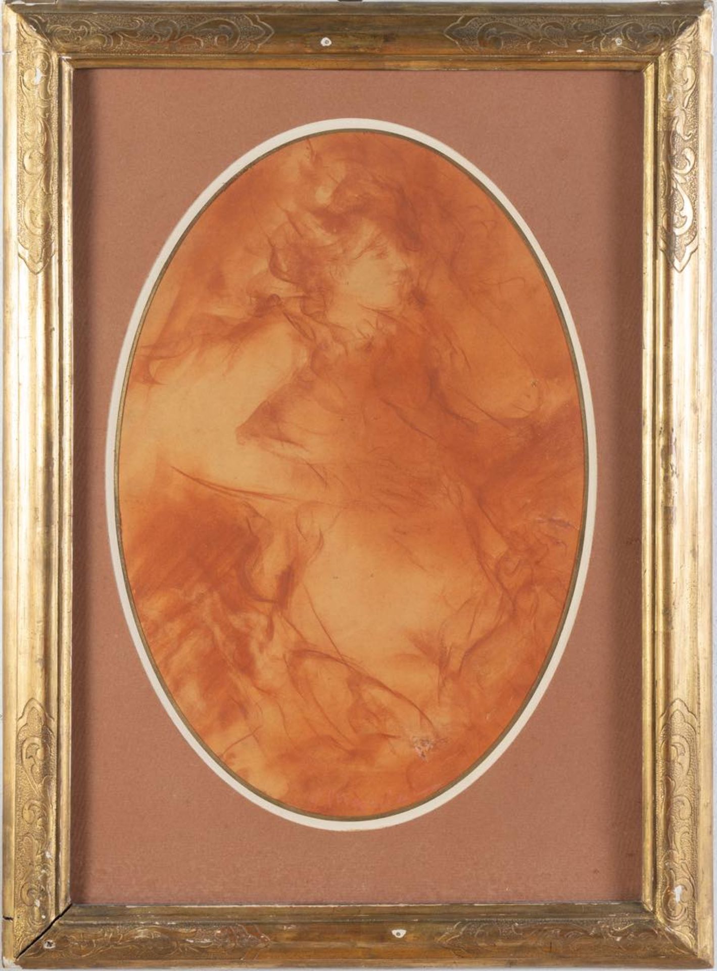 Antonio Mancini (Albano Laziale 1852 - Roma 1930), Coppia di sanguigne su carta raffiguranti - Bild 4 aus 5