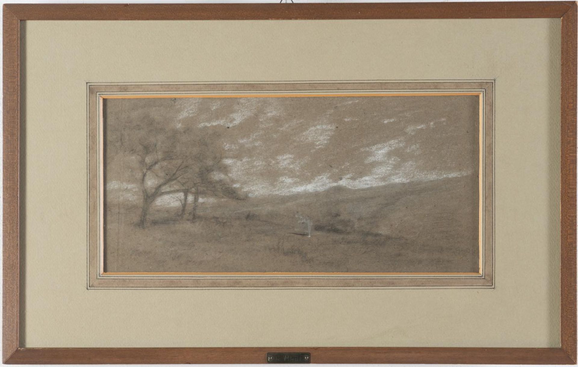 Coriolano Vighi (Firenze 1852 - Bologna 1905), “Paesaggi”. Coppia di tecniche miste su carta, - Bild 4 aus 5