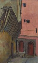 ALEX GRAHAM MUNRO RSW (SCOTTISH 1903-1985)  RUE DE ZOUAVRES  Pastel on paper, signed lower left,