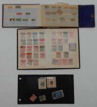 A world stamp collection in with interesting U.S.A on sheets, Spain, Greece etc all periods