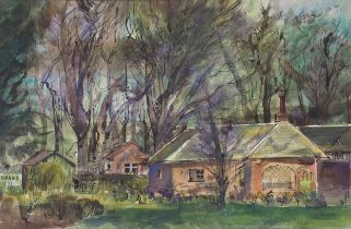 TOM HOVEL SHANKS RSW RGI PAI (SCOTTISH 1921-2020)  CULZEAN  Watercolour, signed and titled lower