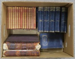 Mixed books, comprising a library set of Kipling's Works, five volumes of the Masterpiece Library of