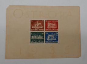 GERMANY THIRD REICH 1933-1945 an album fairly complete, to include sg576A 1935 philatelic exhibition