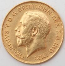 GEORGE V 1912 half sovereign coin 4 grams Condition Report:Available upon request