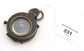 A WW1-period Verners pattern compass, no. 54844 Condition Report:Available upon request
