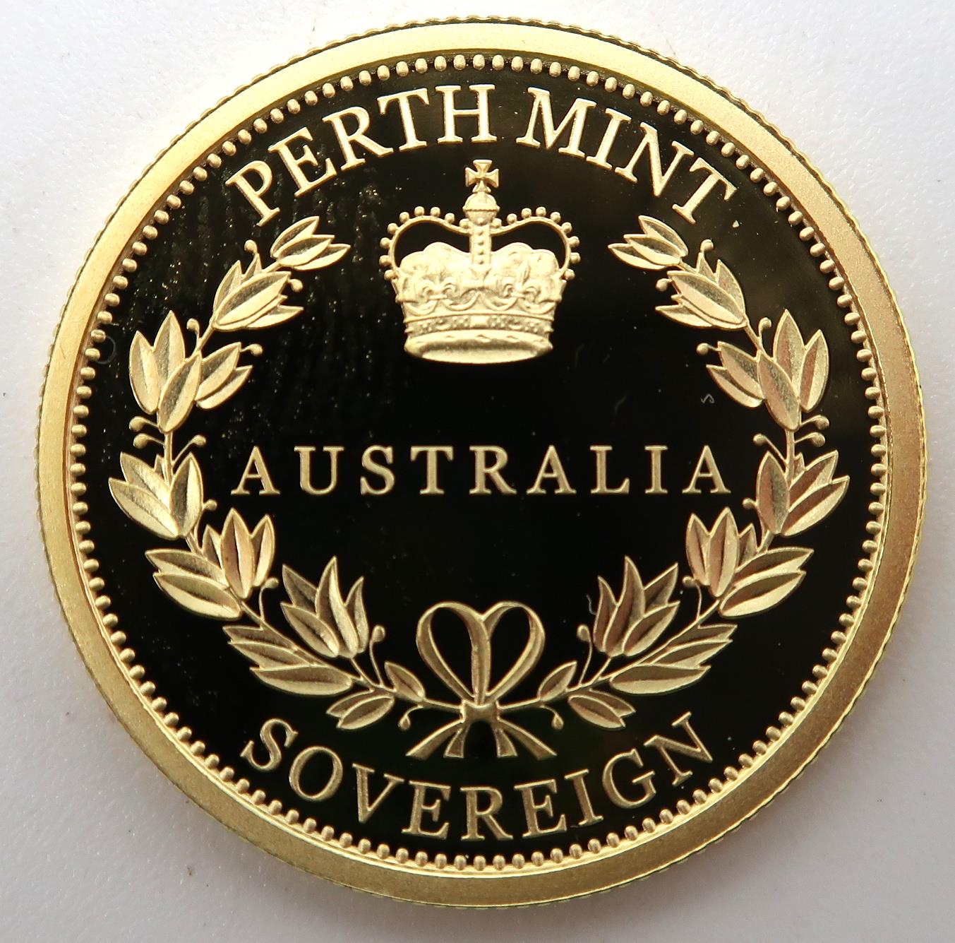 ELIZABETH II Australian Sovereign 2017 Commemorative Issue 25 Dollars Obverse 4th portrait of - Image 2 of 4