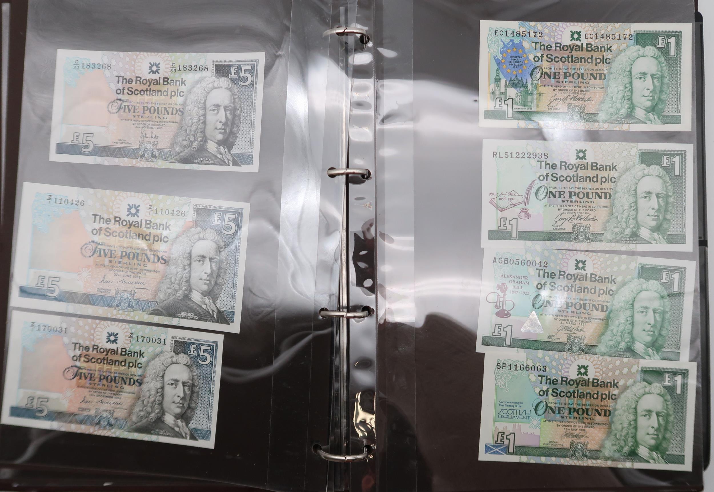 The Royal Bank of Scotland  a collection of banknotes to include specimen examples all denominations - Image 6 of 17